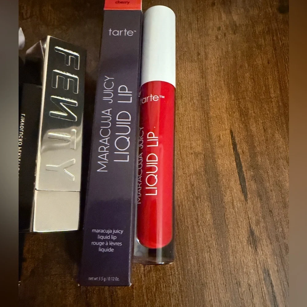 Fenty and Tarte Red Matte Lipstick Bundle 💄💋